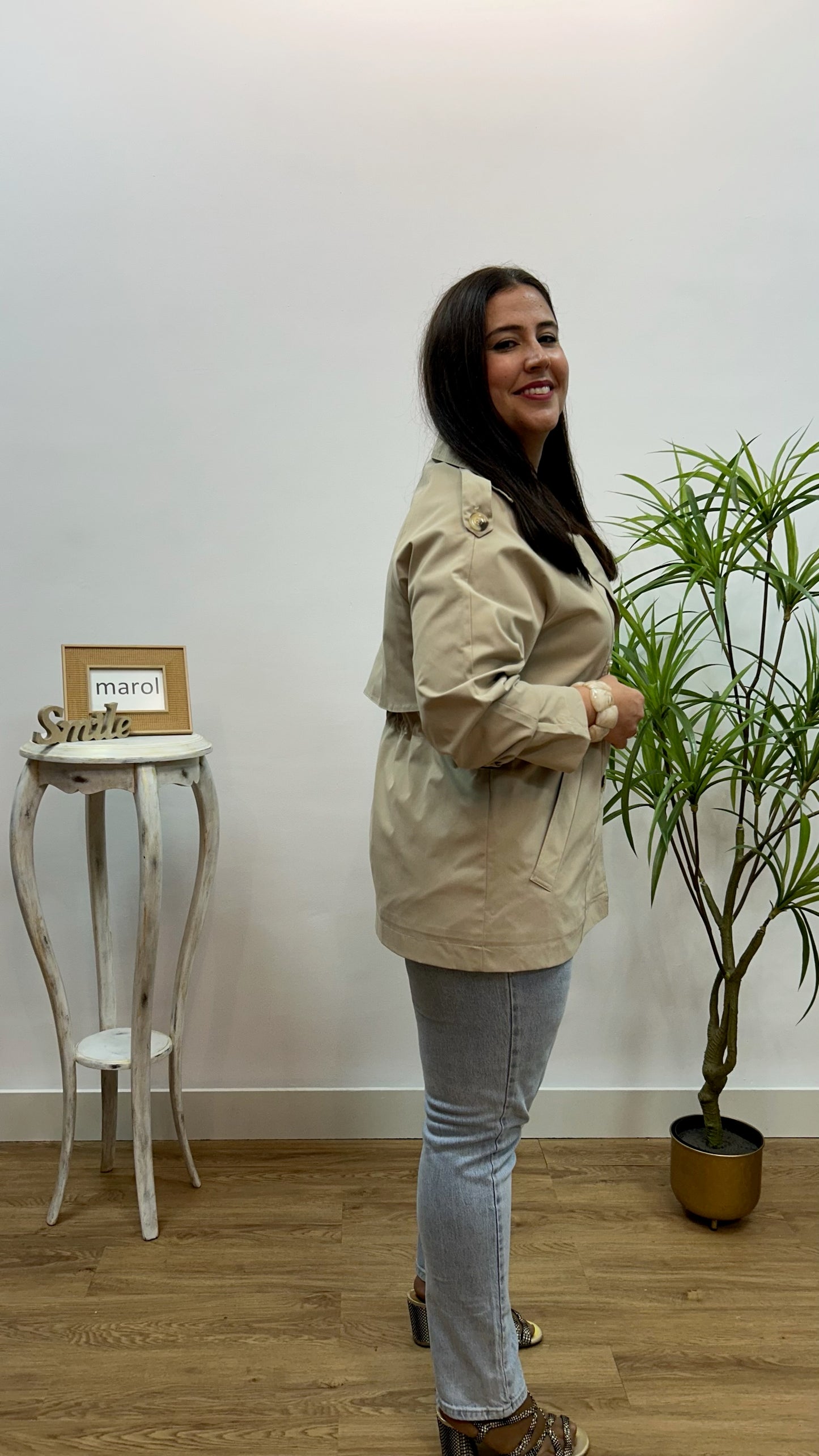 GABARDINA CAMEL
