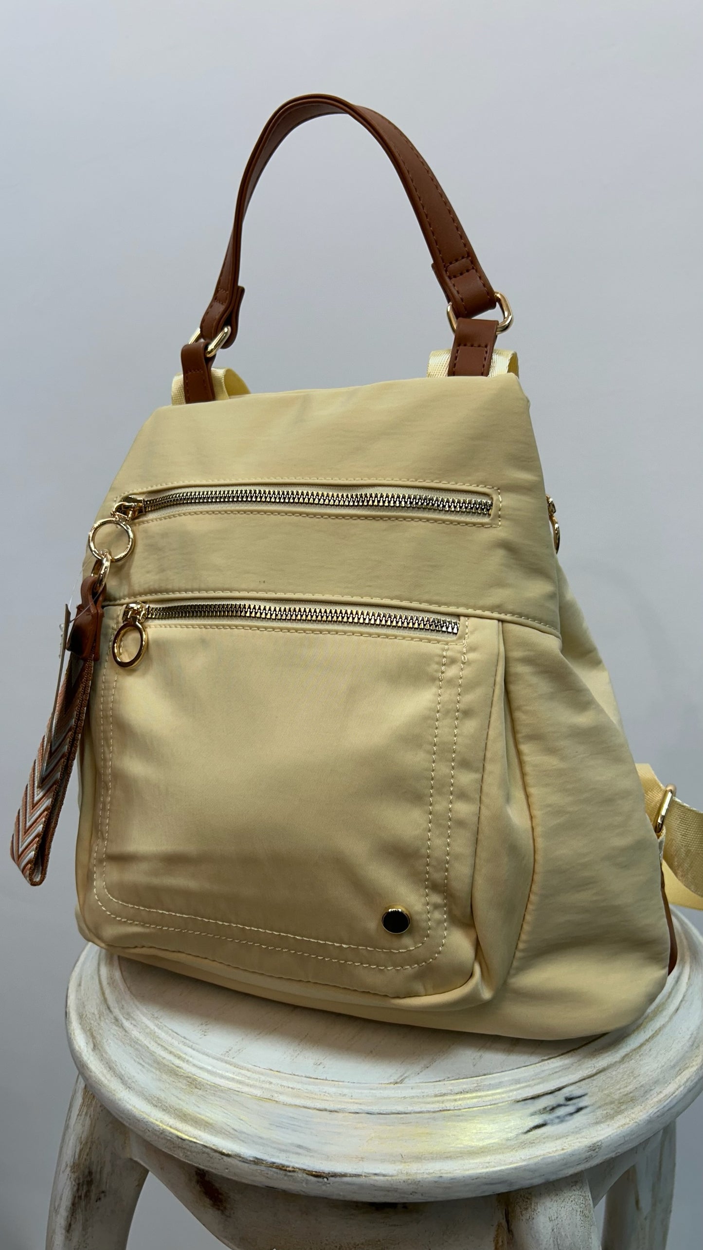 MOCHILA ANTIROBO AMARILLA