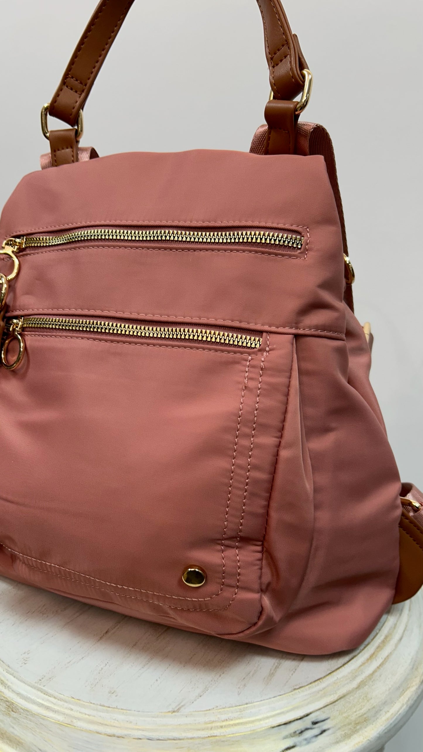 MOCHILA ANTIRROBO ROSA