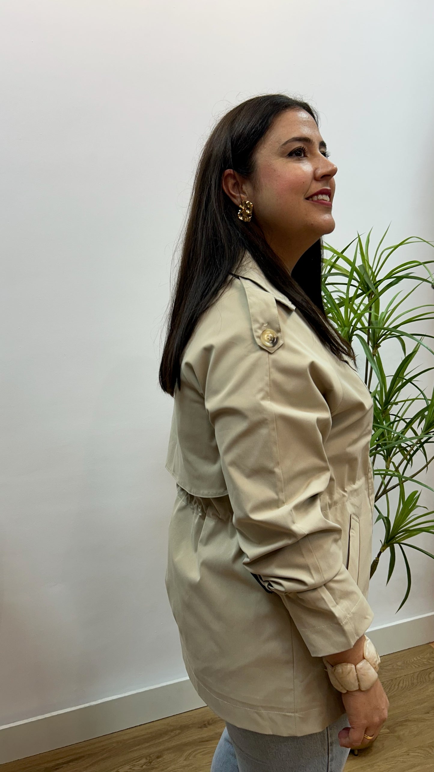 GABARDINA CAMEL