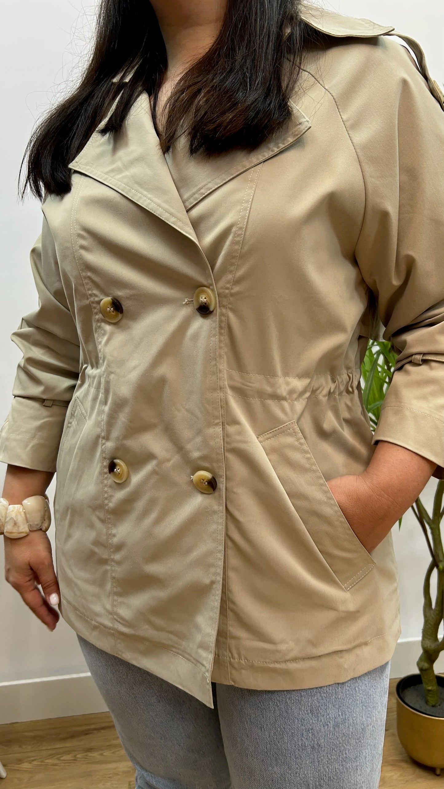 GABARDINA CAMEL