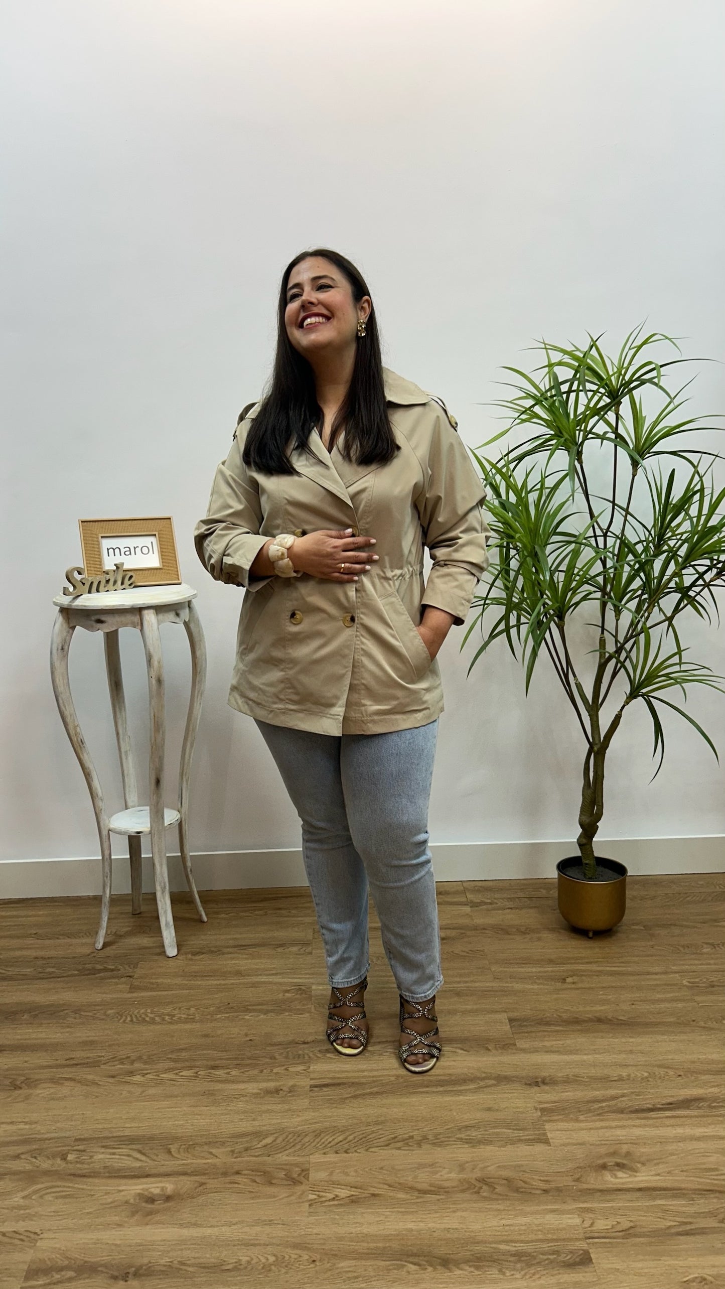 GABARDINA CAMEL