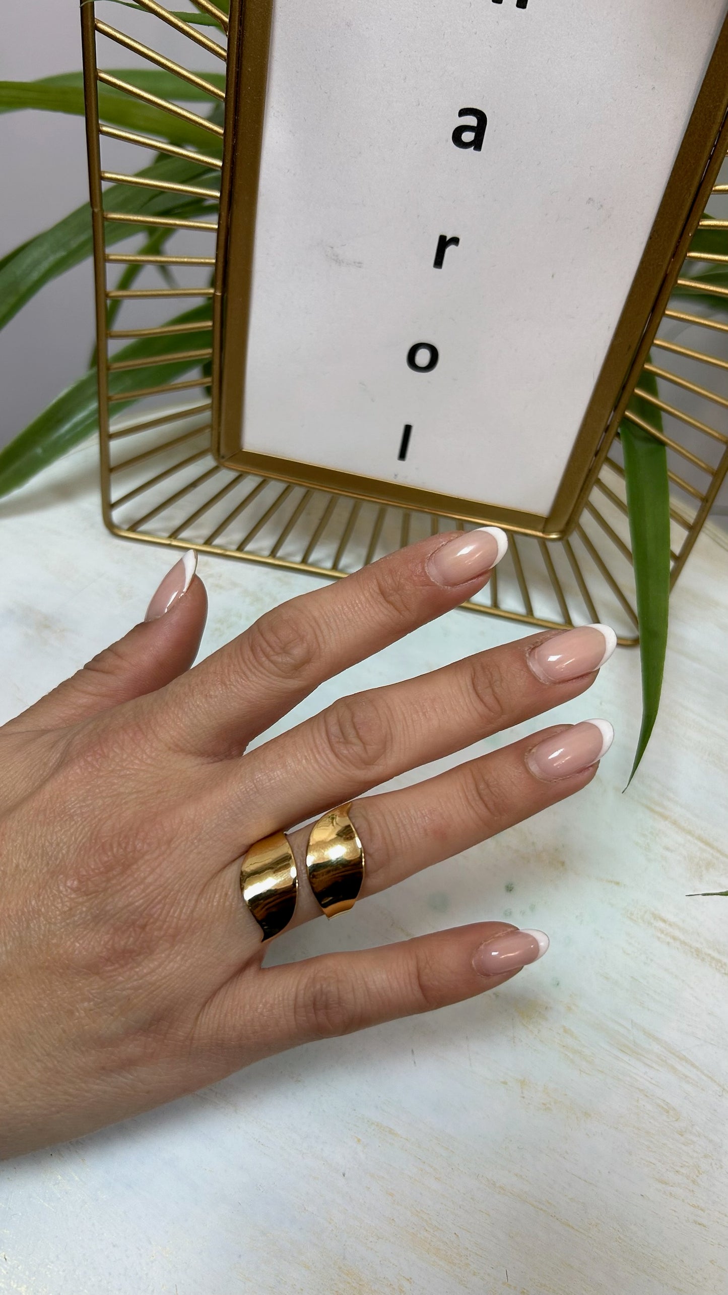 ANILLO TRENZADO DORADO