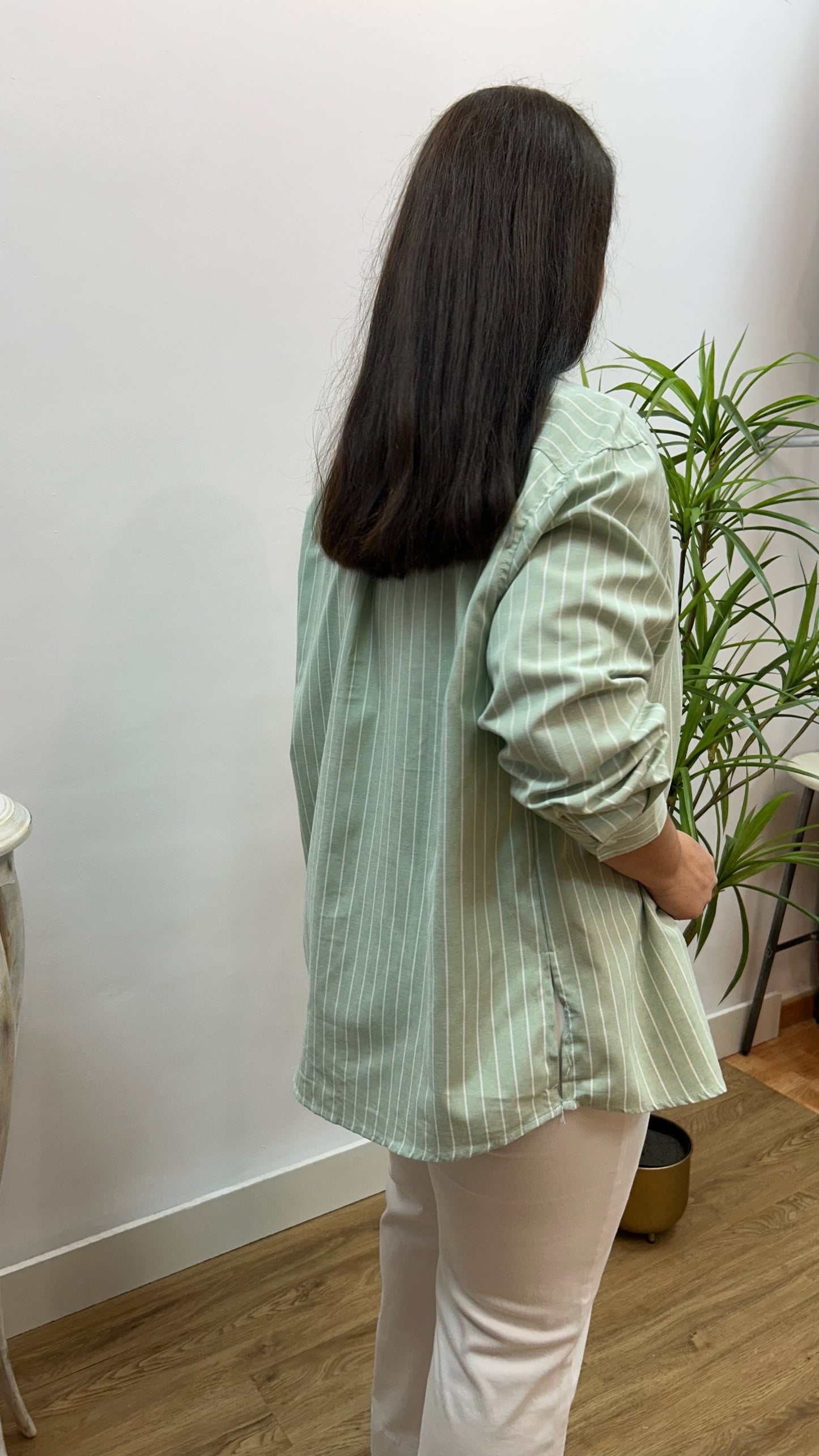 CAMISA OXFORD VERDE